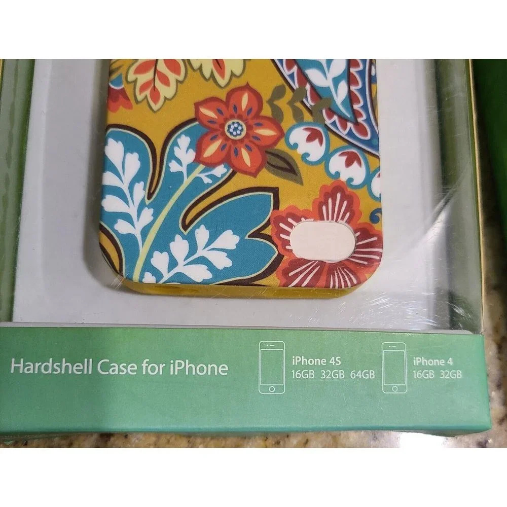 2~ Vera Bradley Provencal & Portobello Hardshell Silicone Cases. IPhone 4 & 4S